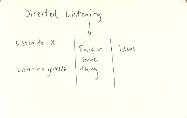 Directed Listening