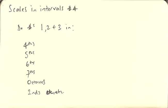 Scales in Intervals #4