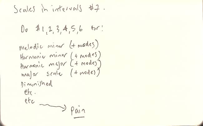 Scales in Intervals #7