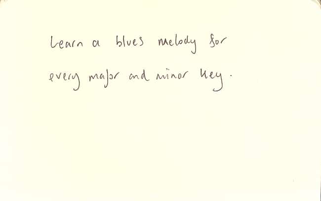 Learn a Blues in Every Key