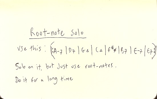 Root Note Solo