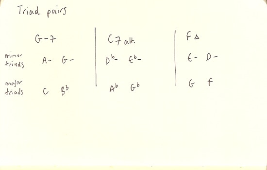 Triad Pairs