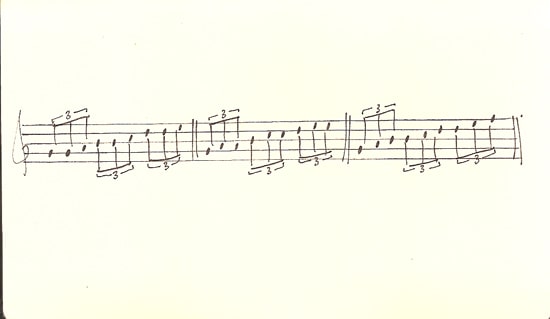 Triplet Picking Exercise in Odd Groupings